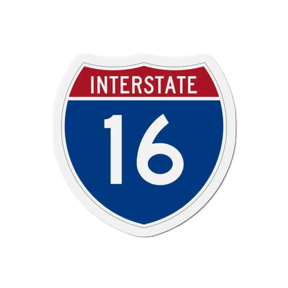 Interstate 16 (U.S. Highways) Refrigerator Magnet 2 Inch - The Sticker Space