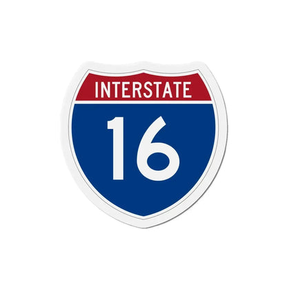 Interstate 16 (U.S. Highways) Refrigerator Magnet 5 Inch - The Sticker Space