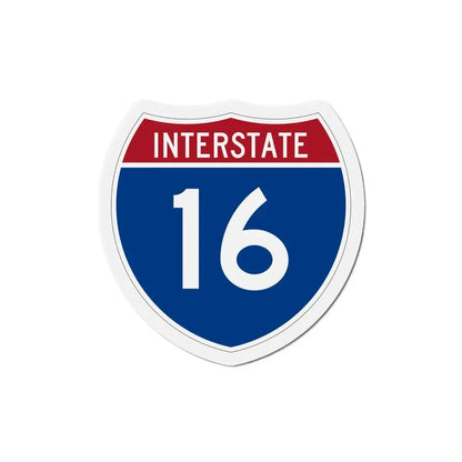 Interstate 16 (U.S. Highways) Refrigerator Magnet - The Sticker Space