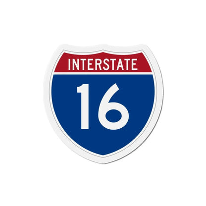 Interstate 16 (U.S. Highways) Refrigerator Magnet - The Sticker Space