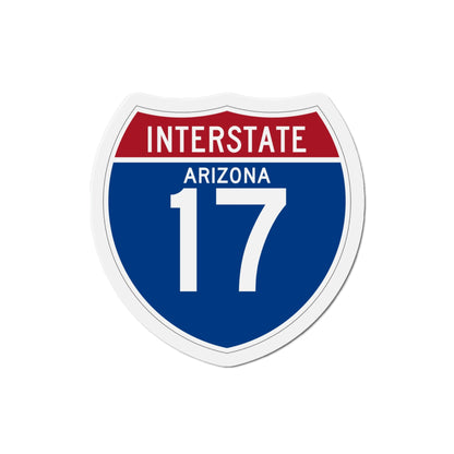 Interstate 17 (U.S. Highways) Die-Cut Magnet-4 Inch-The Sticker Space