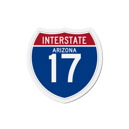 Interstate 17 (U.S. Highways) Die-Cut Magnet-6 Inch-The Sticker Space