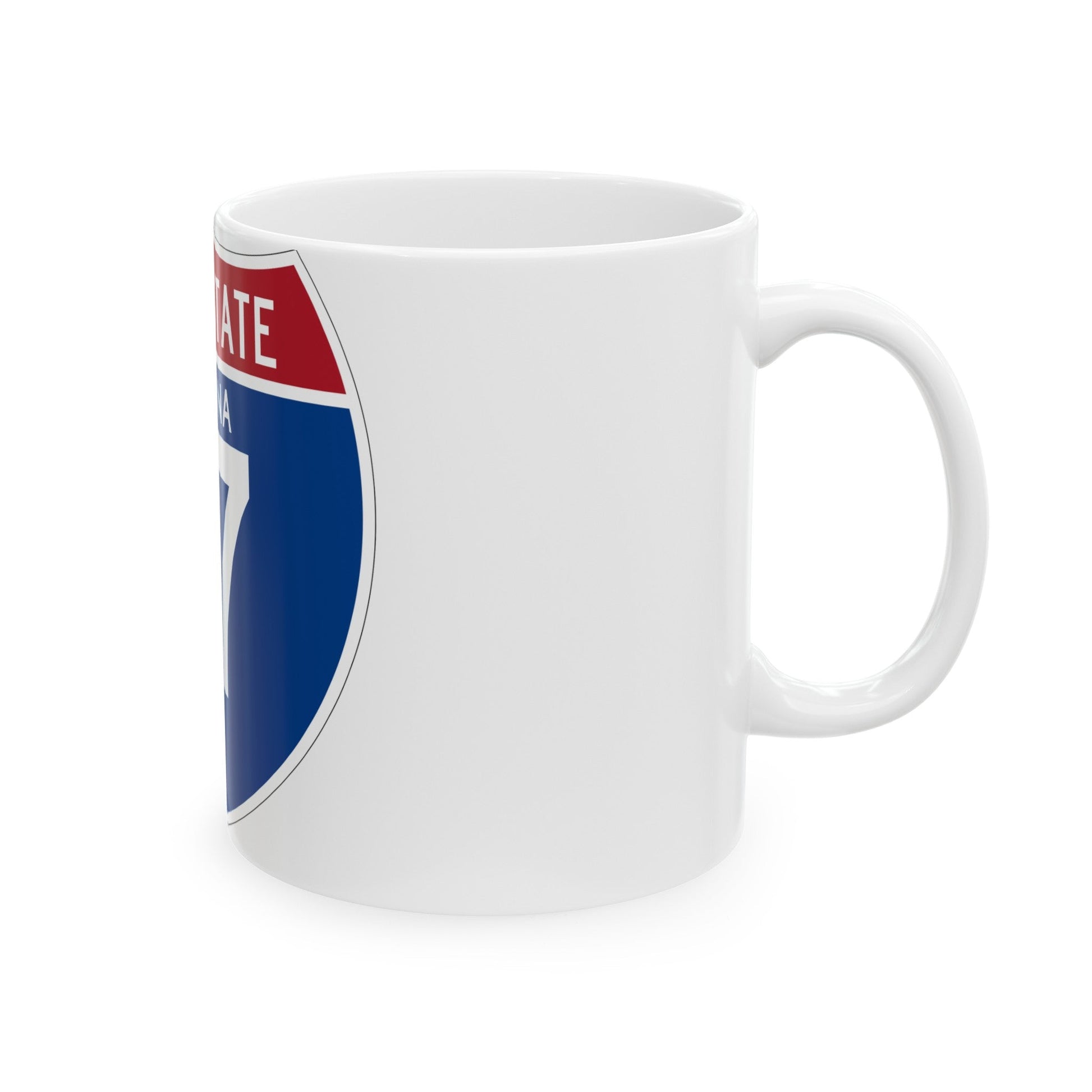 Interstate 17 (U.S. Highways) White Coffee Mug-The Sticker Space