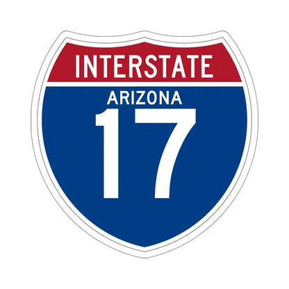 Interstate 17 (U.S. Highways) STICKER Vinyl Die-Cut Decal - The Sticker Space