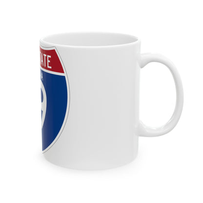 Interstate 19 (U.S. Highways) White Coffee Mug-The Sticker Space