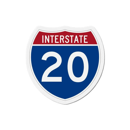 Interstate 20 (U.S. Highways) Refrigerator Magnet - The Sticker Space