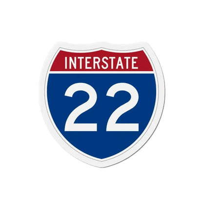 Interstate 22 (U.S. Highways) Refrigerator Magnet 4 Inch - The Sticker Space