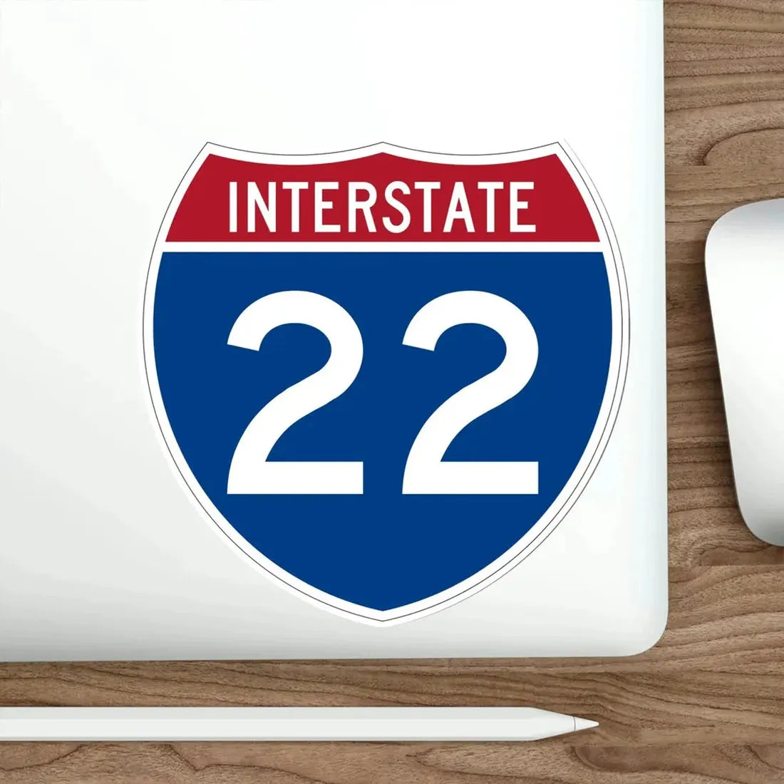 Interstate 22 (U.S. Highways) STICKER Vinyl Die-Cut Decal - The Sticker Space