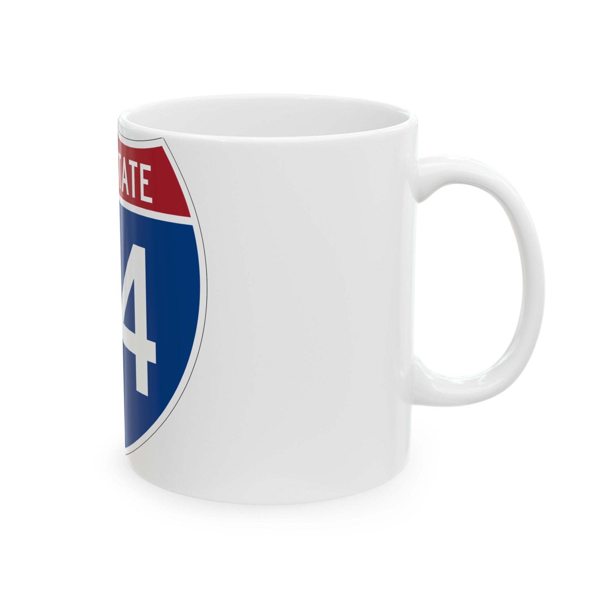 Interstate 24 (U.S. Highways) White Coffee Mug-The Sticker Space