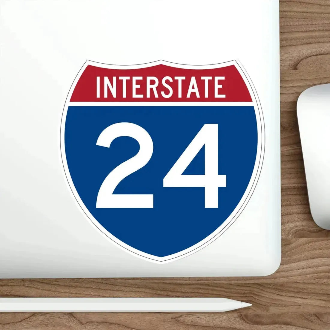 Interstate 24 (U.S. Highways) STICKER Vinyl Die-Cut Decal - The Sticker Space