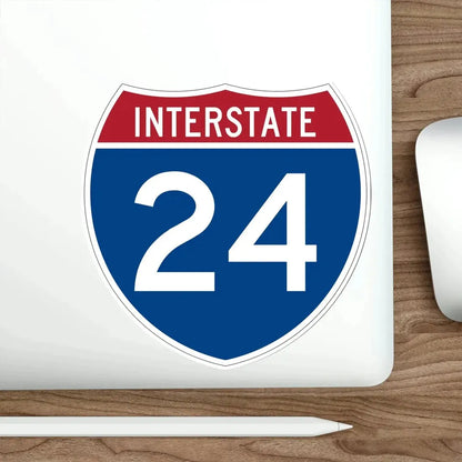 Interstate 24 (U.S. Highways) STICKER Vinyl Die-Cut Decal - The Sticker Space