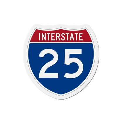 Interstate 25 (U.S. Highways) Refrigerator Magnet - The Sticker Space