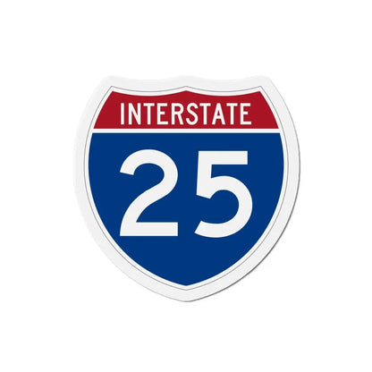 Interstate 25 (U.S. Highways) Refrigerator Magnet - The Sticker Space