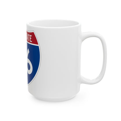 Interstate 26 (U.S. Highways) White Coffee Mug-The Sticker Space