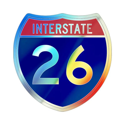 Interstate 26 (U.S. Highways) Holographic STICKER Die-Cut Vinyl Decal - The Sticker Space