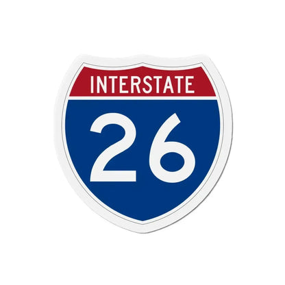 Interstate 26 (U.S. Highways) Refrigerator Magnet 3 Inch - The Sticker Space