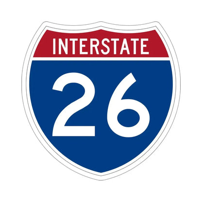 Interstate 26 (U.S. Highways) STICKER Vinyl Die-Cut Decal 5 Inch - The Sticker Space