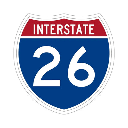 Interstate 26 (U.S. Highways) STICKER Vinyl Die-Cut Decal - The Sticker Space