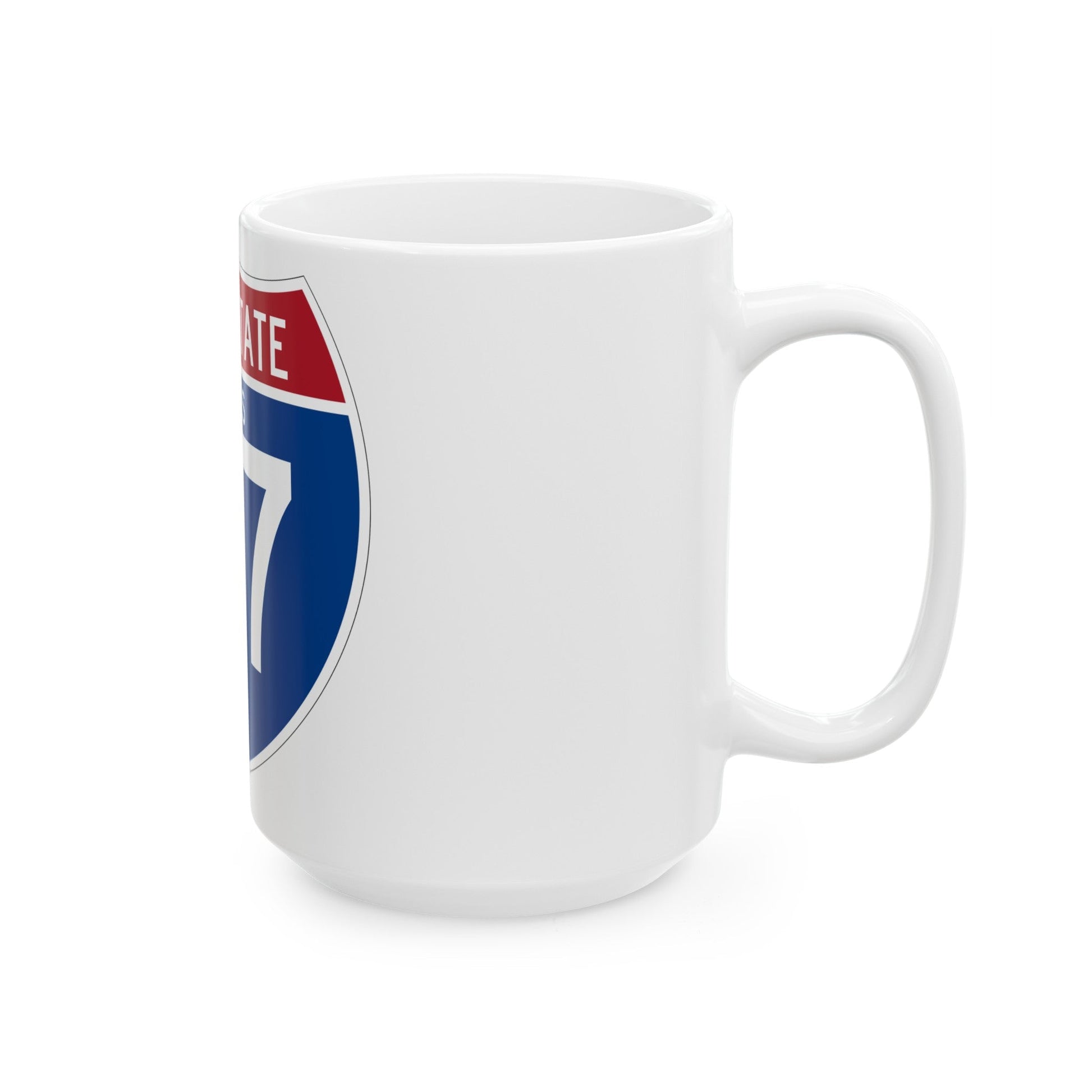 Interstate 27 (U.S. Highways) White Coffee Mug-The Sticker Space