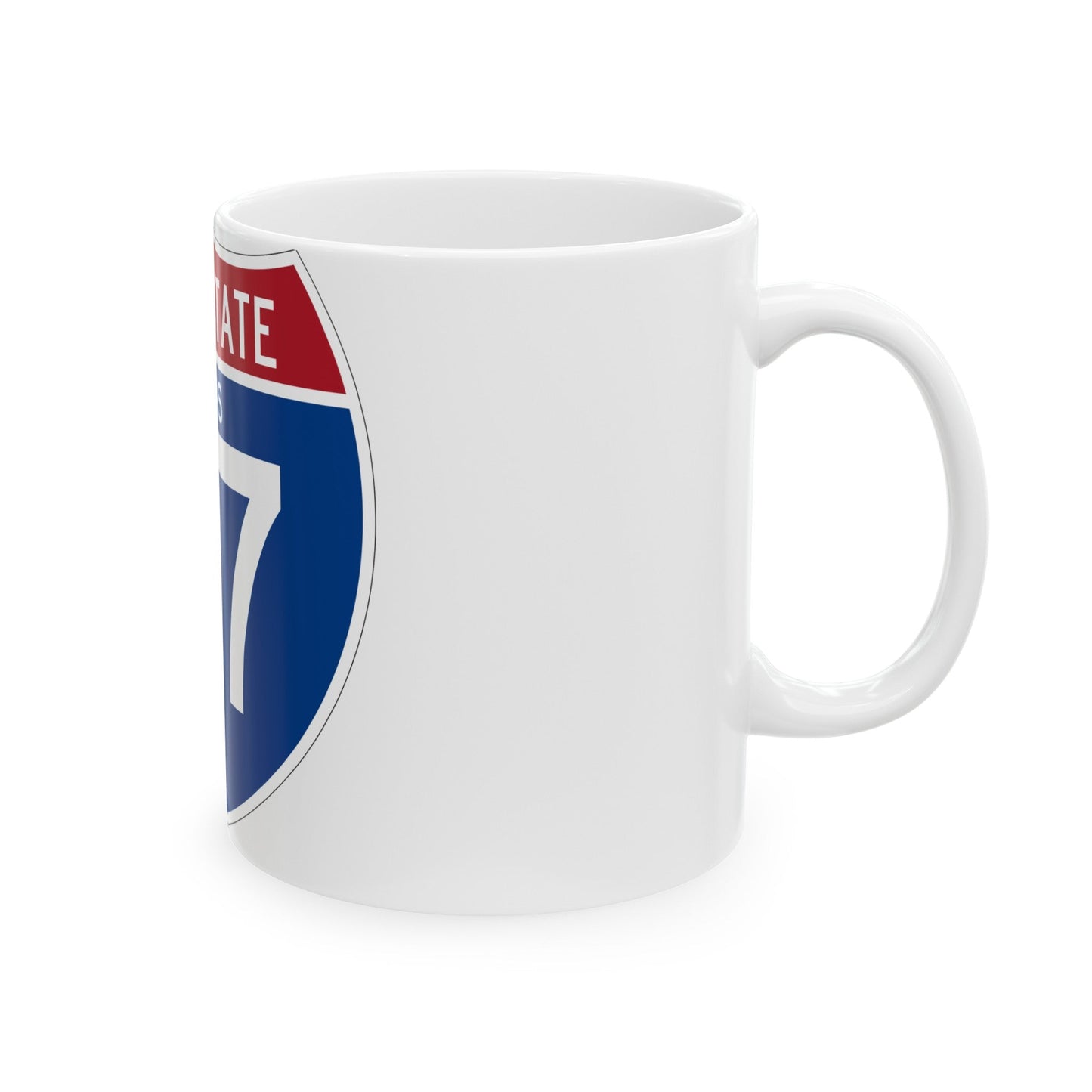 Interstate 27 (U.S. Highways) White Coffee Mug-The Sticker Space