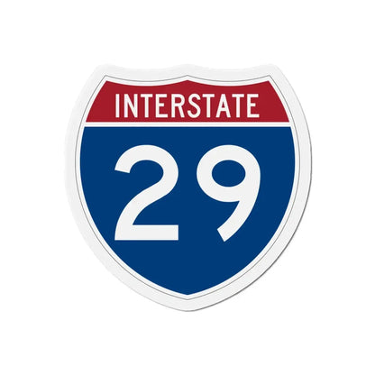 Interstate 29 (U.S. Highways) Refrigerator Magnet 3 Inch - The Sticker Space