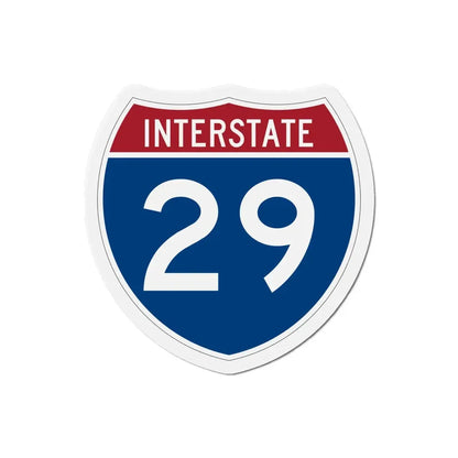 Interstate 29 (U.S. Highways) Refrigerator Magnet 5 Inch - The Sticker Space
