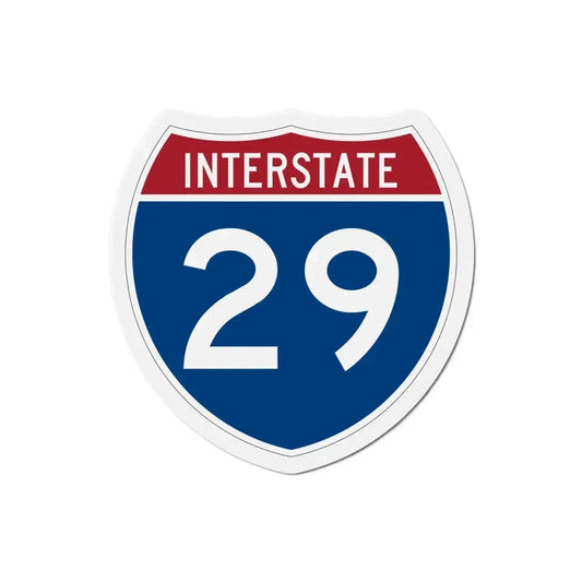 Interstate 29 (U.S. Highways) Refrigerator Magnet 6 Inch - The Sticker Space