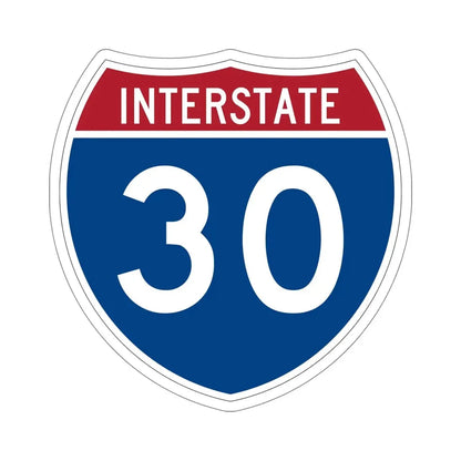 Interstate 30 (U.S. Highways) STICKER Vinyl Die-Cut Decal - The Sticker Space