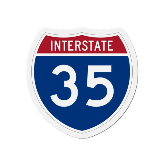 Interstate 35 (U.S. Highways) Refrigerator Magnet 2 Inch - The Sticker Space