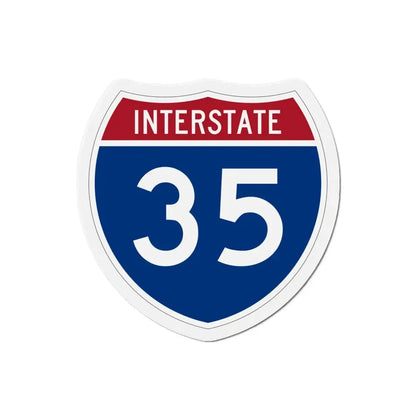 Interstate 35 (U.S. Highways) Refrigerator Magnet 4 Inch - The Sticker Space