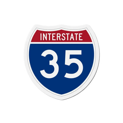 Interstate 35 (U.S. Highways) Refrigerator Magnet 6 Inch - The Sticker Space