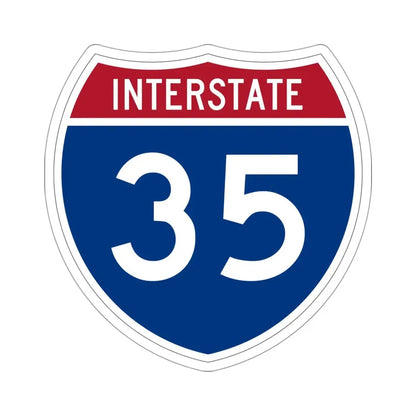 Interstate 35 (U.S. Highways) STICKER Vinyl Die-Cut Decal 4 Inch - The Sticker Space