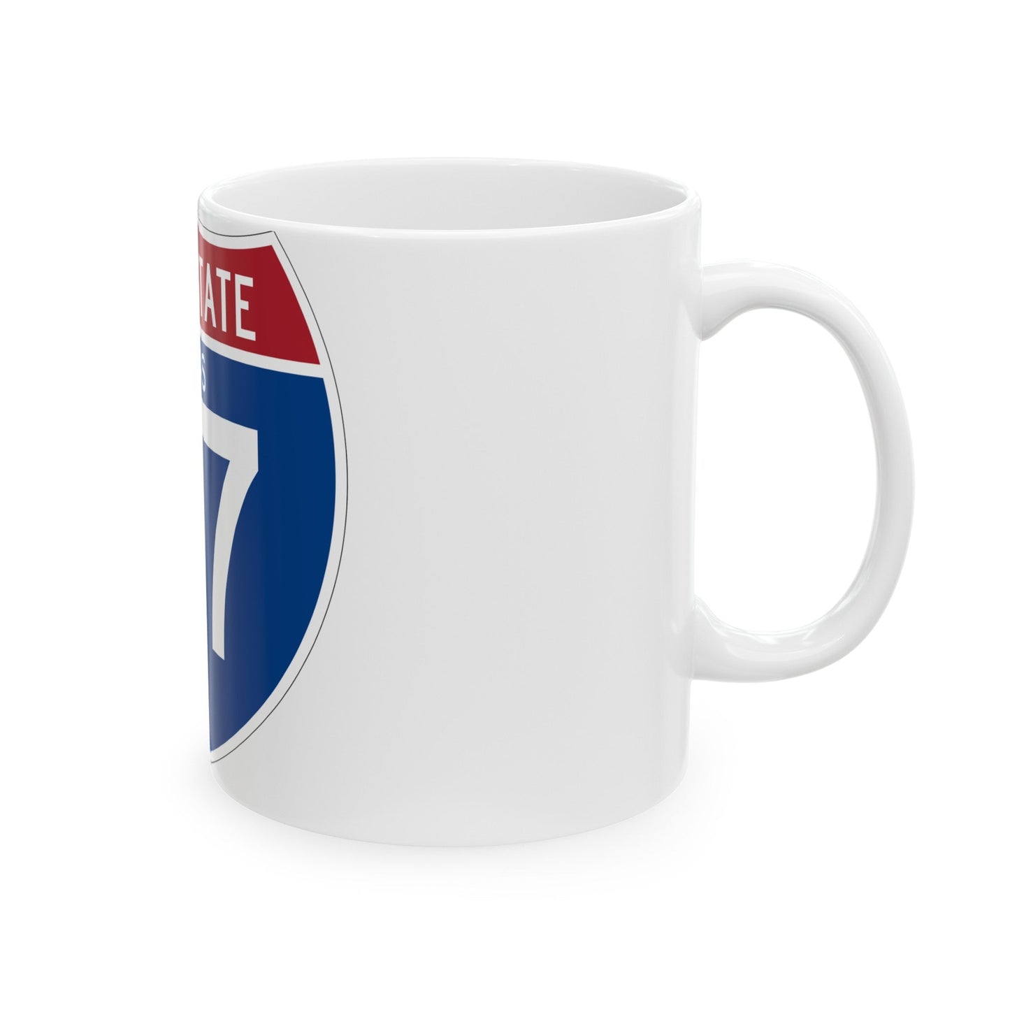 Interstate 37 (U.S. Highways) White Coffee Mug-The Sticker Space