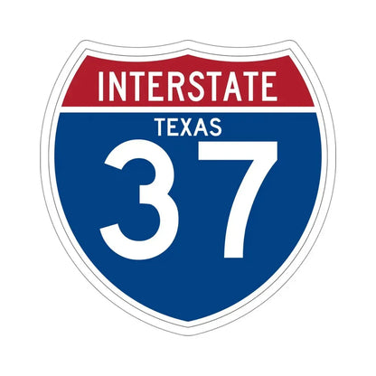 Interstate 37 (U.S. Highways) STICKER Vinyl Die-Cut Decal 5 Inch - The Sticker Space