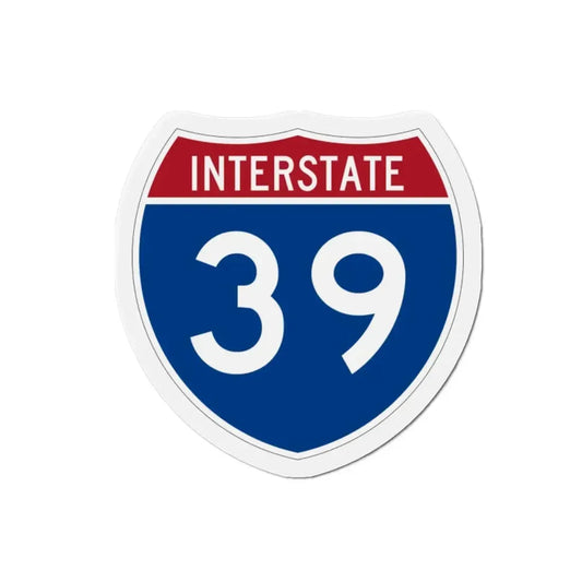 Interstate 39 (U.S. Highways) Refrigerator Magnet 2 Inch - The Sticker Space
