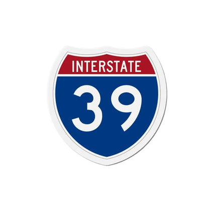 Interstate 39 (U.S. Highways) Refrigerator Magnet 6 Inch - The Sticker Space