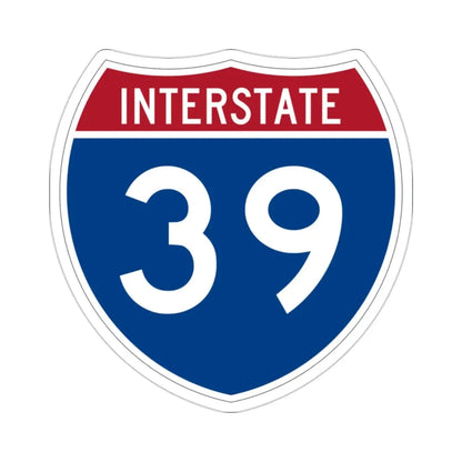 Interstate 39 (U.S. Highways) STICKER Vinyl Die-Cut Decal - The Sticker Space