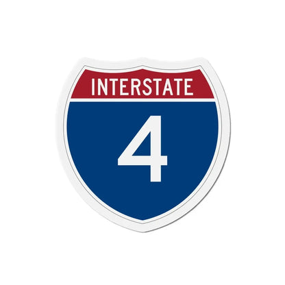 Interstate 4 (U.S. Highways) Refrigerator Magnet - The Sticker Space