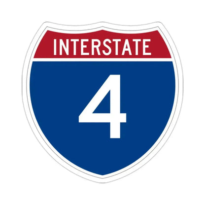 Interstate 4 (U.S. Highways) STICKER Vinyl Die-Cut Decal 2 Inch - The Sticker Space