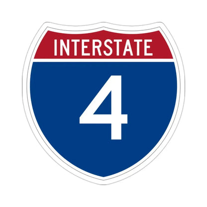 Interstate 4 (U.S. Highways) STICKER Vinyl Die-Cut Decal 2 Inch - The Sticker Space