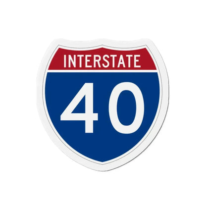 Interstate 40 (U.S. Highways) Refrigerator Magnet 2 Inch - The Sticker Space