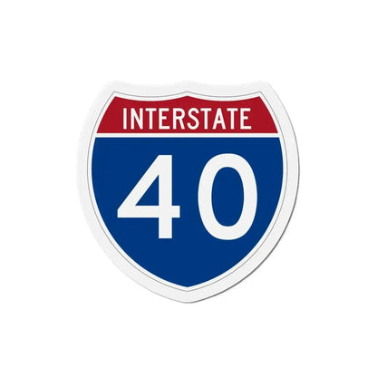 Interstate 40 (U.S. Highways) Refrigerator Magnet 5 Inch - The Sticker Space