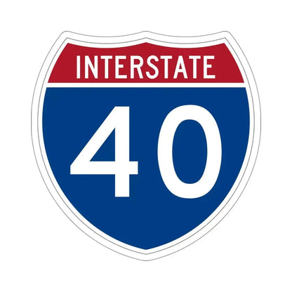 Interstate 40 (U.S. Highways) STICKER Vinyl Die-Cut Decal 5 Inch - The Sticker Space