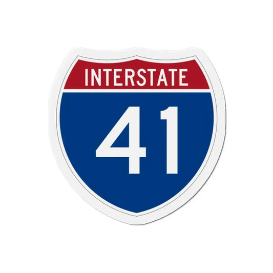 Interstate 41 (U.S. Highways) Refrigerator Magnet 2 Inch - The Sticker Space