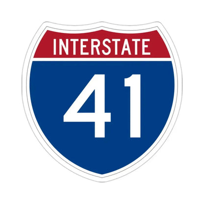 Interstate 41 (U.S. Highways) STICKER Vinyl Die-Cut Decal 2 Inch - The Sticker Space