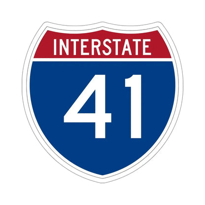 Interstate 41 (U.S. Highways) STICKER Vinyl Die-Cut Decal - The Sticker Space