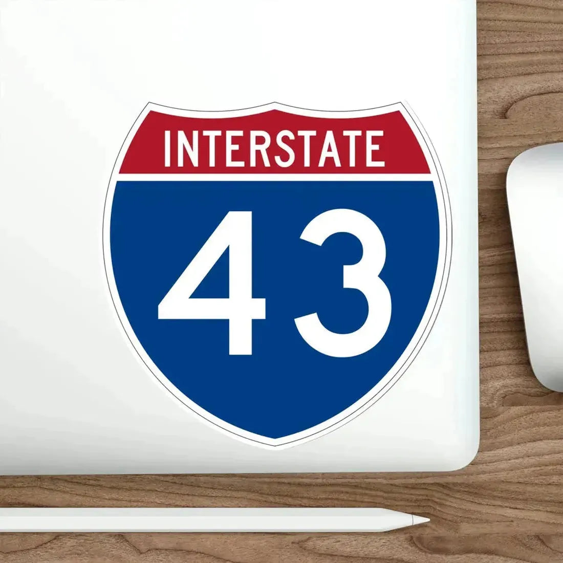 Interstate 43 (U.S. Highways) STICKER Vinyl Die-Cut Decal - The Sticker Space