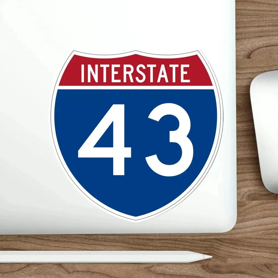 Interstate 43 (U.S. Highways) STICKER Vinyl Die-Cut Decal - The Sticker Space