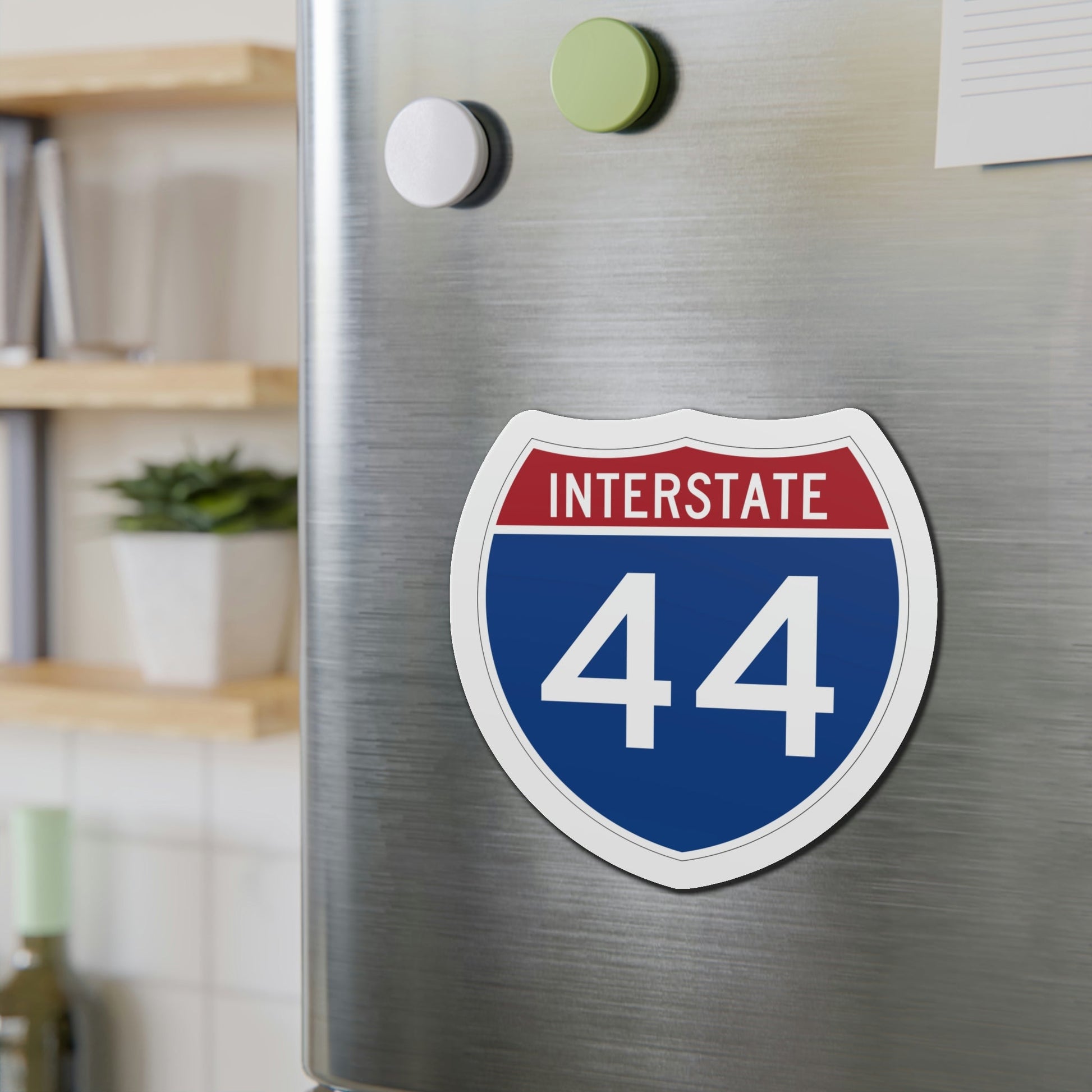 Interstate 44 (U.S. Highways) Die-Cut Magnet-The Sticker Space