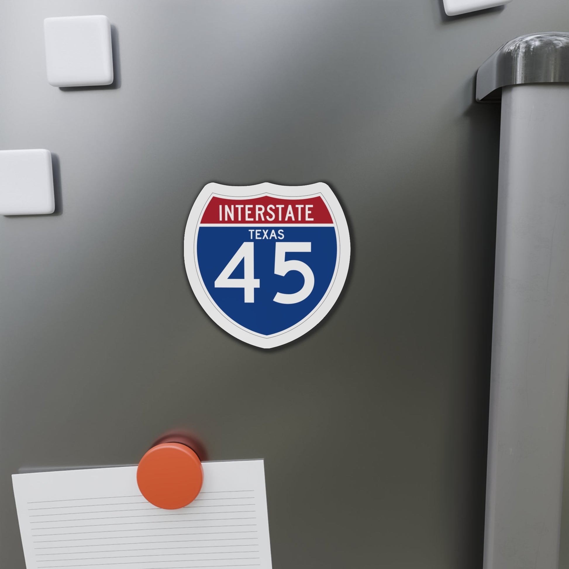 Interstate 45 (U.S. Highways) Die-Cut Magnet-The Sticker Space